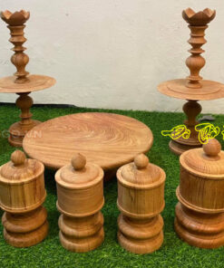 Bộ đồ thờ gỗ Gụ bày bàn thờ